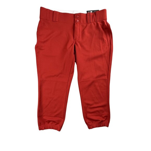 Champro Softball Pants Womens Large Scarlet Red Fastpitch 100% Polyester NWT - Picture 1 of 14